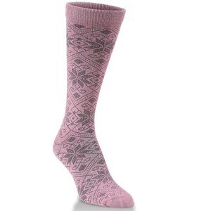 World's Softest Knit Cotton Snowfall Crew Socks